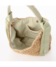 UNBILLION カシュカシュ cachecache / 下がりグログランクロッシェ2wayミニトート