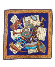 Marca 【伝統横濱スカーフ】演奏会  大判 シルクツイル スカーフ