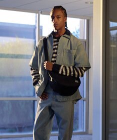 LeSportsac MSGM MD CRESCENT/クレッセントブラック