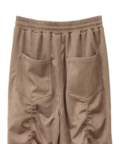 Green Parks ・ＳＵＧＡＲ　ＳＰＯＯＮ　スエード調ギャザーカーコ