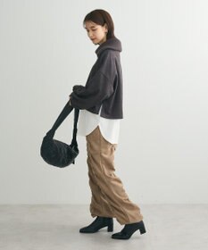 Green Parks ・ＳＵＧＡＲ　ＳＰＯＯＮ　スエード調ギャザーカーコ