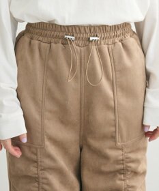 Green Parks ・ＳＵＧＡＲ　ＳＰＯＯＮ　スエード調ギャザーカーコ