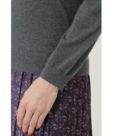 DAKS クルーネックウールニットカーディガン