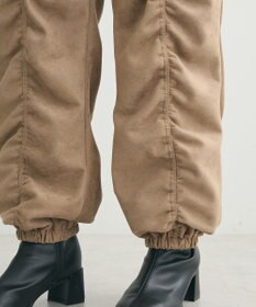 Green Parks ・ＳＵＧＡＲ　ＳＰＯＯＮ　スエード調ギャザーカーコ