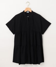 組曲 【洗える】ナチュラルローンギャザーフレア ブラウス