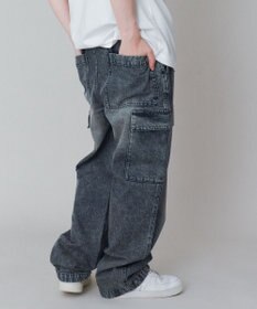 WEGO 【KIDS】デニムイージーカーゴパンツ（JUNIOR）