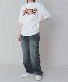 WEGO 【KIDS】デニムイージーカーゴパンツ（JUNIOR）