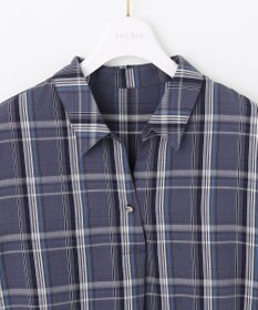 ANY SIS 【洗える】ピケチェック ブラウス