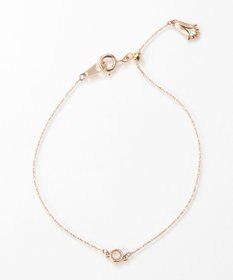 Phoebe 【金属アレルギー対応】プチベゼルストーンブレスレット　シャンパンゴールド