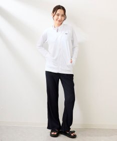 OP／FILA 【FILA】ラッシュガードブロックメッシュ スタンドカラージャケット