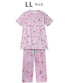 tsumori chisato SLEEP ツモリチサト パジャマ 5分袖 半袖 長ズボン 綿混(トップス) 綿100%(ボトムス) レディース UDT141 /ワコール