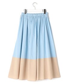 J.PRESS YORK STREET 【WOMEN】バイカラーギャザー スカート