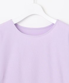 自由区 【洗える】コンビネーションシャーティング ペプラムデザイン カットソー