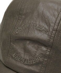 Green Parks ｅｖｅｒｙｗａｌｋ．ウ゛ィンテージレザーロゴキャップ