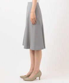 J.PRESS LADIES L 【シワになりにくい】コットンフィッティーシャーク スカート