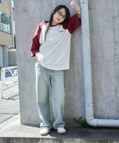 WEGO 【ユニセックス着用ITEM】ラグラングラフィックBIG　T（SS）