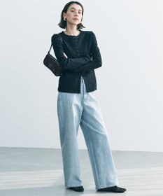 UNFILO 【UNFILO DENIM/新色追加】撥水ストレッチ ルーズワイドデニム