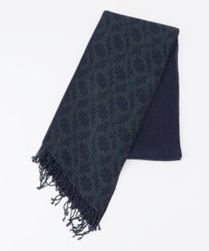 JOSEPH HOMME シルクカシミヤ　プリーツストール　オーナメント柄