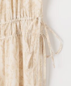 Feroux 【洗える】フラワープリントドロスト ワンピース