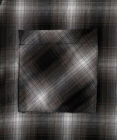 WEGO 【手洗い可/綿100％】オンブレチェックショートシャツ