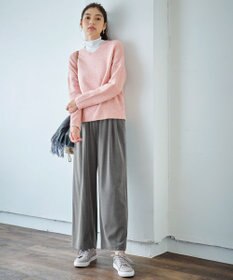 ANY シャイニースパンコールVネックニット