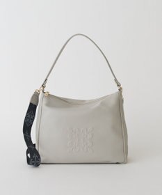 russet エンボスモノグラム2WAYショルダーバッグ(CE-1692)