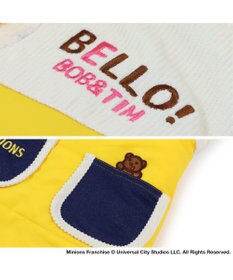 PET PARADISE ミニオン ボブ  遠赤外線 綿入れベスト マフラー付き 小型犬