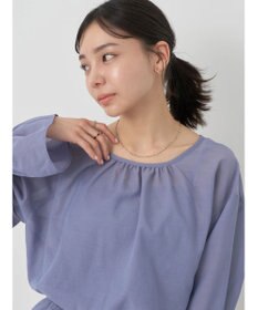earth music&ecology シャーリングシアーブラウス