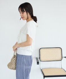 CRAFT STANDARD BOUTIQUE 【2点SET】ストール付きノースリーブニットプルオーバー