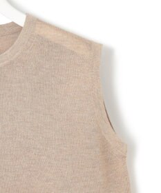 23区 【CanCam10月号掲載/新色追加】シャイニーシアー ノースリーブ ニット