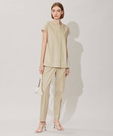 ICB L 【接触冷感・洗える】エステルラミーチンツ プルオーバーブラウス