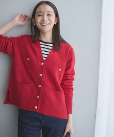 組曲 【WEB限定】ウールカシミヤミックス カーディガン