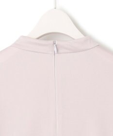 ICB L 【洗える】トリアセサテンスムース ボウタイ風プルオーバー