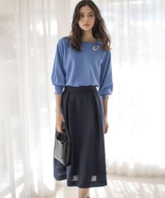 組曲 ラメオーガンジー スカート