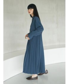 Green Parks armonia．プリーツシャツワンピース