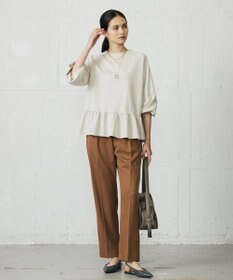 自由区 L 【SHIHOさん着用】TRスラブツイルテーパード パンツ