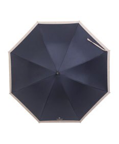 MOONBAT 【遮光/晴雨兼用日傘】LANVIN COLLECTION (ランバン コレクション)グログランリボン バイカラー 遮熱 UV 長傘