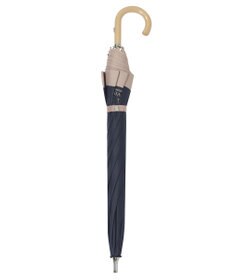 MOONBAT 【遮光/晴雨兼用日傘】LANVIN COLLECTION (ランバン コレクション)グログランリボン バイカラー 遮熱 UV 長傘