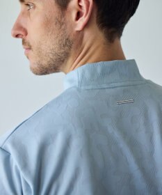 ZERO HALLIBURTON エレガントカモ柄ジャガードモックネックTシャツ ZHG-M5S8b 82957