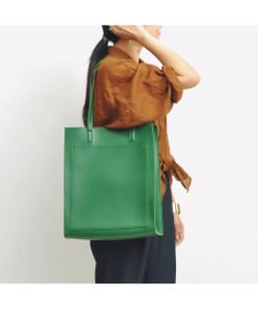 UNBILLION cachecache WEB限定シンセティックレザーフロントポケットトート