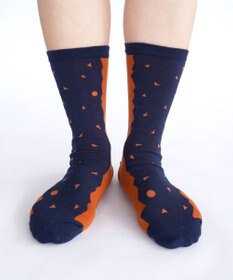 nitorito 【UNISEX】米沢オリジナル柄 mountain&moon 靴下