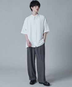 WEGO トロミBIGバンドカラーシャツ（S）