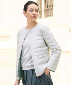 自由区 【カタログ掲載】ライトダウンリバーシブルノーカラー ジャケット