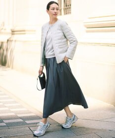 自由区 【カタログ掲載】ライトダウンリバーシブルノーカラー ジャケット