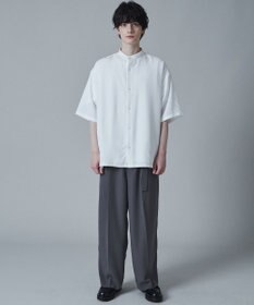 WEGO トロミBIGバンドカラーシャツ（S）