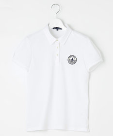 23区GOLF 【WOMEN】【UVケア】ストレッチタックジャガード 半袖シャツ 通気性に優れて涼やか！