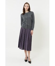 DAKS クルーネックウールニットカーディガン