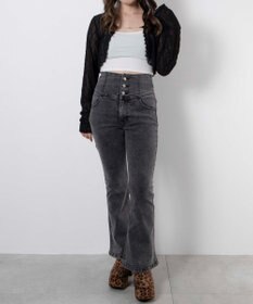 WEGO ストーム付きワイドヒールショートブーツ