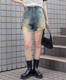 WEGO ダメージデニムショートパンツ