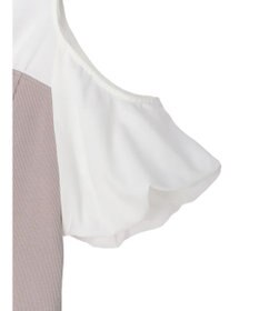 earth music&ecology オープンショルダードッキングプルオーバー